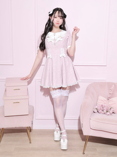 NOEMIE(ノエミー) |総レースラッフルフリルスピンドルワンピース
