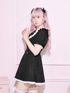 NOEMIE(ノエミー) |総レースラッフルフリルスピンドルワンピース