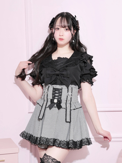 NOEMIE(ノエミー) |トレンチセーラーオープンショルダーブラウス