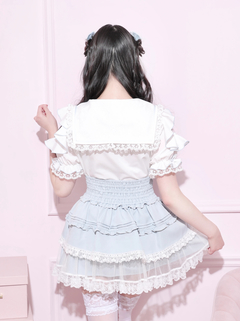 NOEMIE(ノエミー) |トレンチセーラーオープンショルダーブラウス