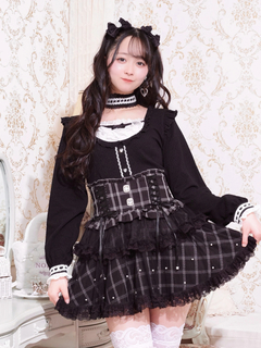 ハートスピンドルチョーカーカットソー（カットソー・Tシャツ 