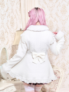 NOEMIE(ノエミー) |ファー付きスピンドルニットアウター
