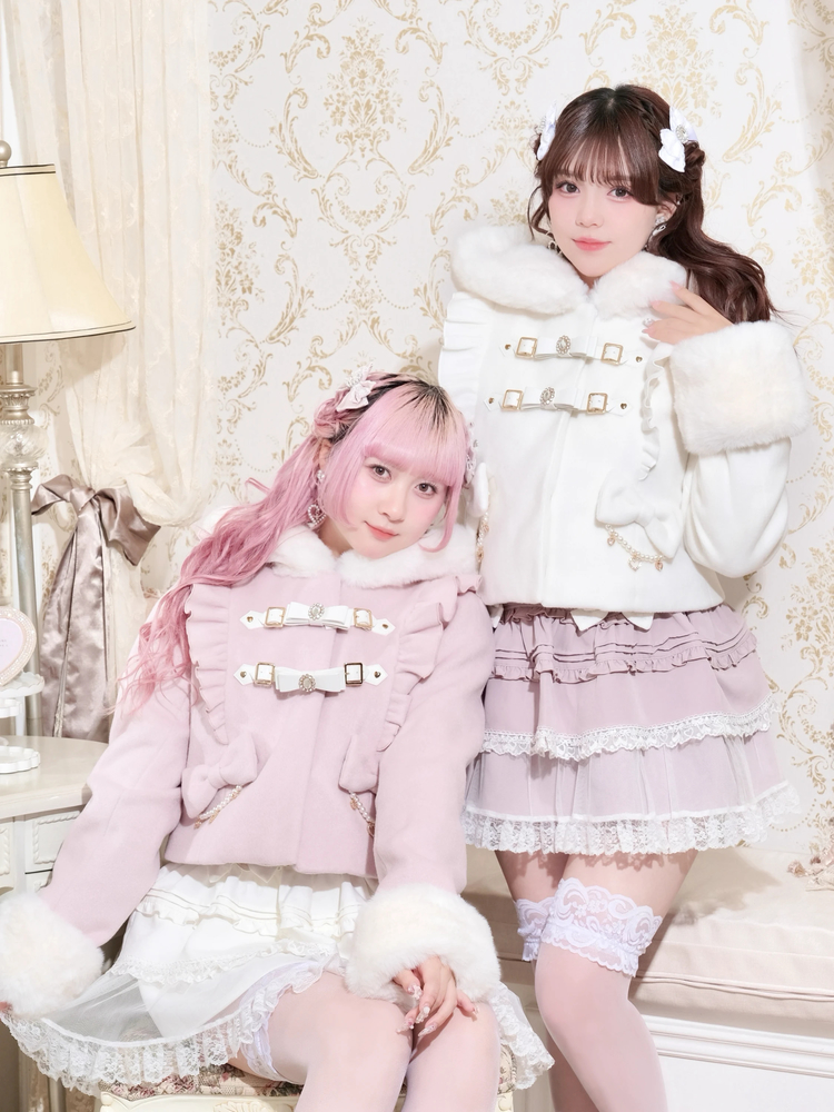 NOEMIE(ノエミー) |リボンバックルベルトショートコート