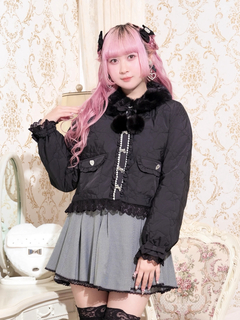 NOEMIE(ノエミー) |リボンキルティングブルゾン
