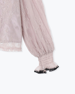 melumie(メリュミー) |総レースブラウス