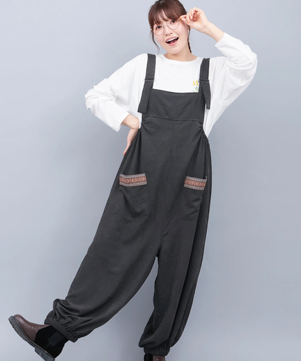 Orale! サルエル風サロペットパンツ